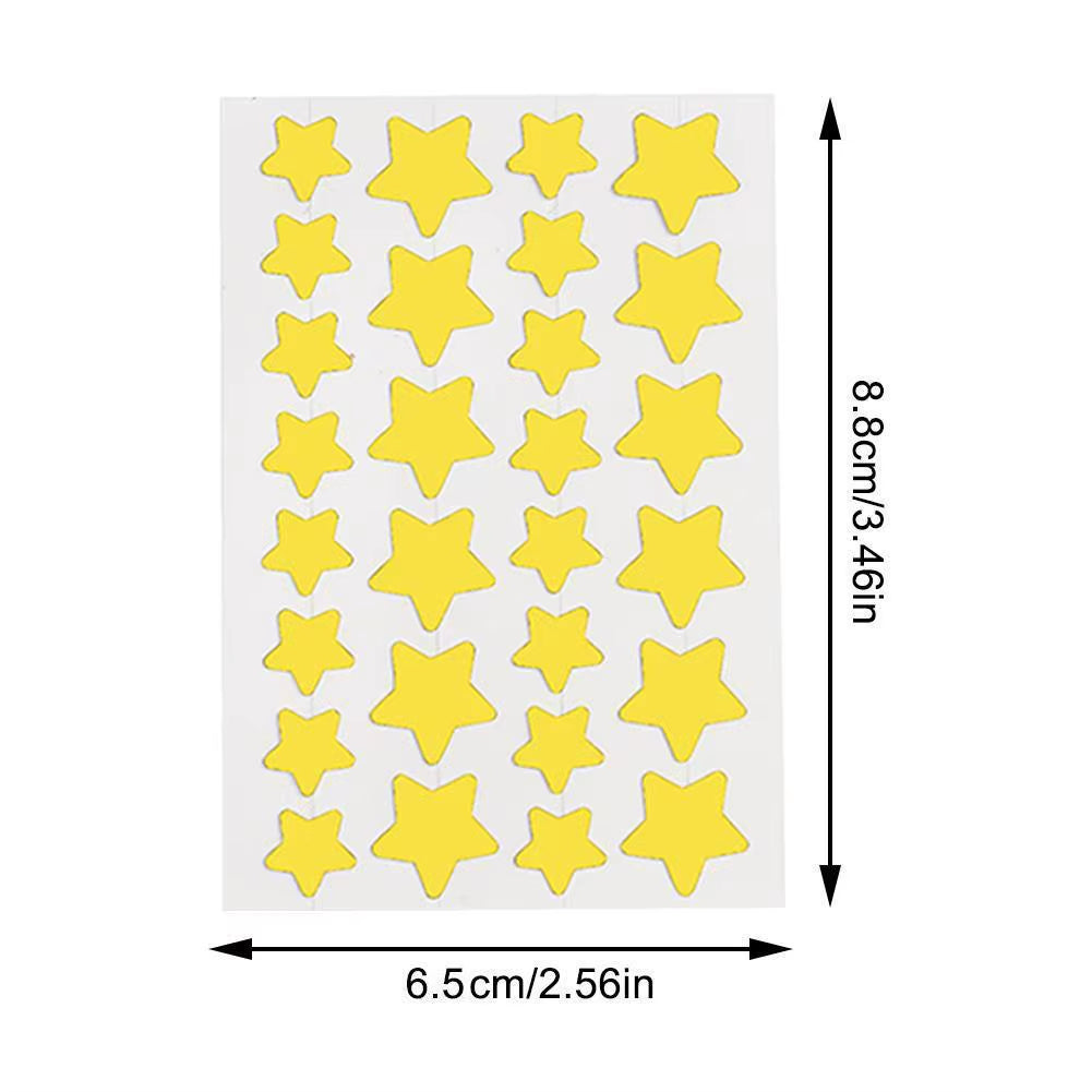 28PS Color Invisible Acne Removal Star Pimple Patch Facial Acne Spot Cover Concealer Invisible Color Patch Spot Scar Care Sticke