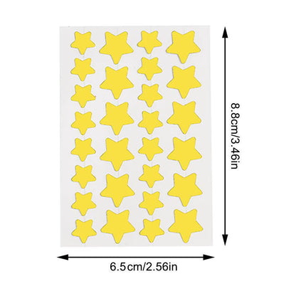 28PS Color Invisible Acne Removal Star Pimple Patch Facial Acne Spot Cover Concealer Invisible Color Patch Spot Scar Care Sticke