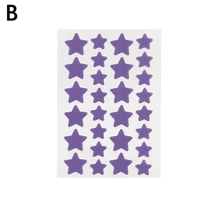 28PS Color Invisible Acne Removal Star Pimple Patch Facial Acne Spot Cover Concealer Invisible Color Patch Spot Scar Care Sticke