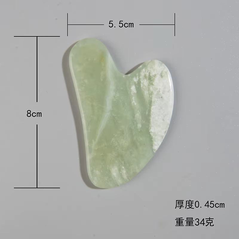 Natural Jade Roller Massager for Face Roller Gua Sha Jade Stone Face Massager Anti-Wrinkle Lift Facial Beauty Skin Care Tool