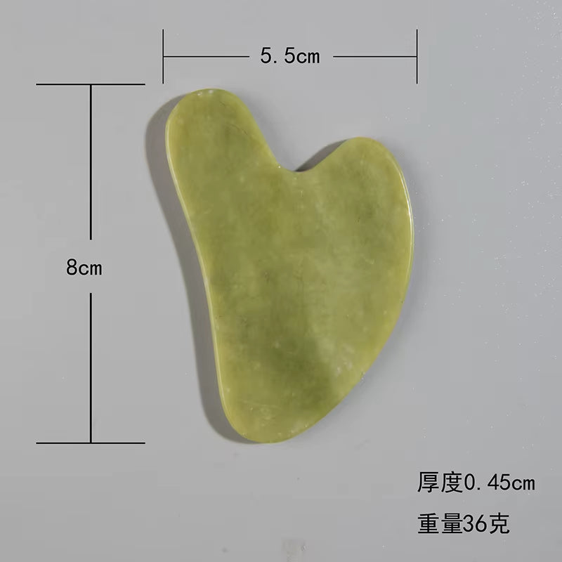 Natural Jade Roller Massager for Face Roller Gua Sha Jade Stone Face Massager Anti-Wrinkle Lift Facial Beauty Skin Care Tool