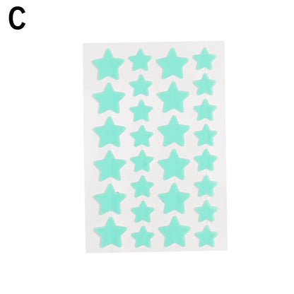 28PS Color Invisible Acne Removal Star Pimple Patch Facial Acne Spot Cover Concealer Invisible Color Patch Spot Scar Care Sticke