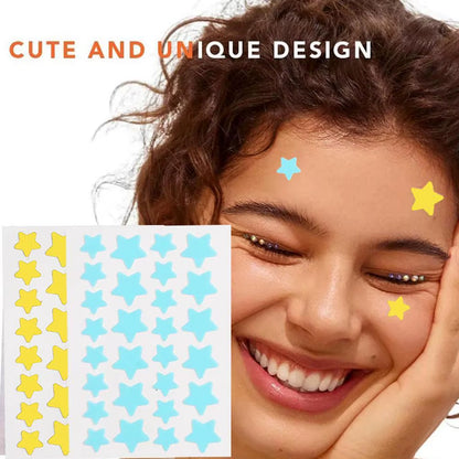 28PS Color Invisible Acne Removal Star Pimple Patch Facial Acne Spot Cover Concealer Invisible Color Patch Spot Scar Care Sticke